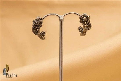 Marcasite Flower Studds-1
