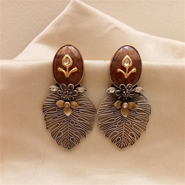 Peacock Feather Earring-1