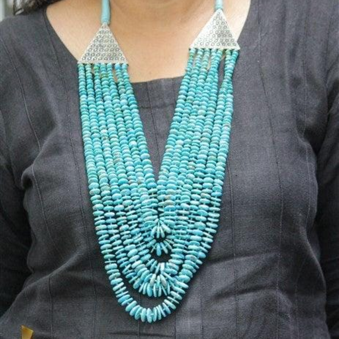 Pheroza Layered Neck Piece-0